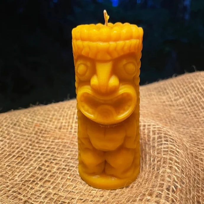 Alchemy Farm Hawaii - Tiki Beeswax Candle