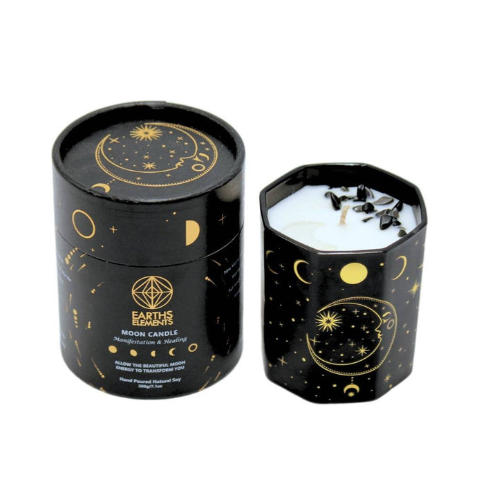 Crystal Candle Moon Phase