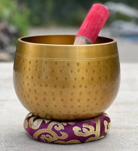 Tibetan Gong Meditation Singing Bowl Complete Set: Medium