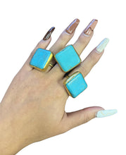 Soldered Turquoise Fashion Ring