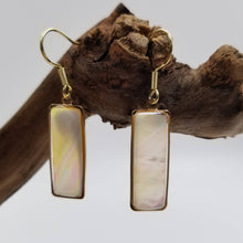 Natural Shell Geometry Earrings