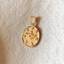 Gold Evil Eye Protection Pendant