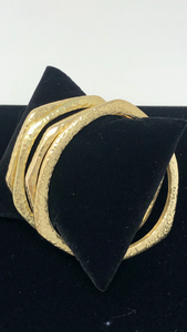 Stackable Brass Bangles