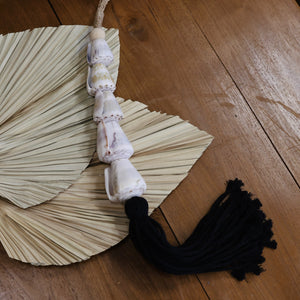 Cone Shell Tassel Decor