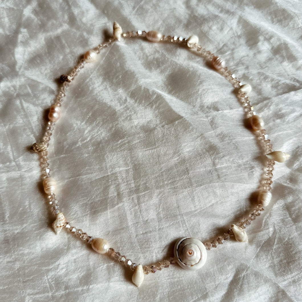 Jornada Collection Rosy Pearl Mix Necklace