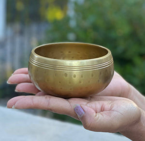 Tibetan Gong Meditation Singing Bowl Complete Set: Medium