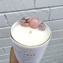 Self Love Crystal Candle 