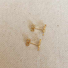 Gold Eye Stud Earring