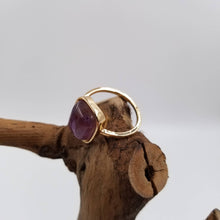 Lapis Lazuli & Amethyst & Shell Ring