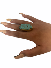 Soldered Turquoise Fashion Ring