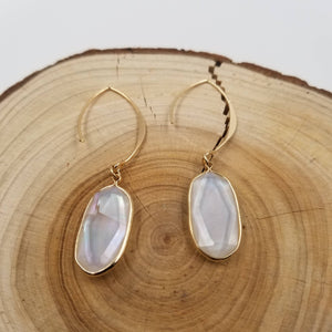 Natural Abalone Shell Earrings