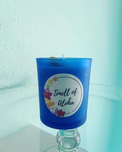 Smell of Aloha - Candle with shells & seaglass