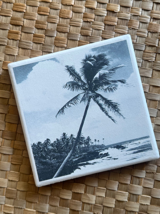 Ceramic Coaster - Hawai'i Palms