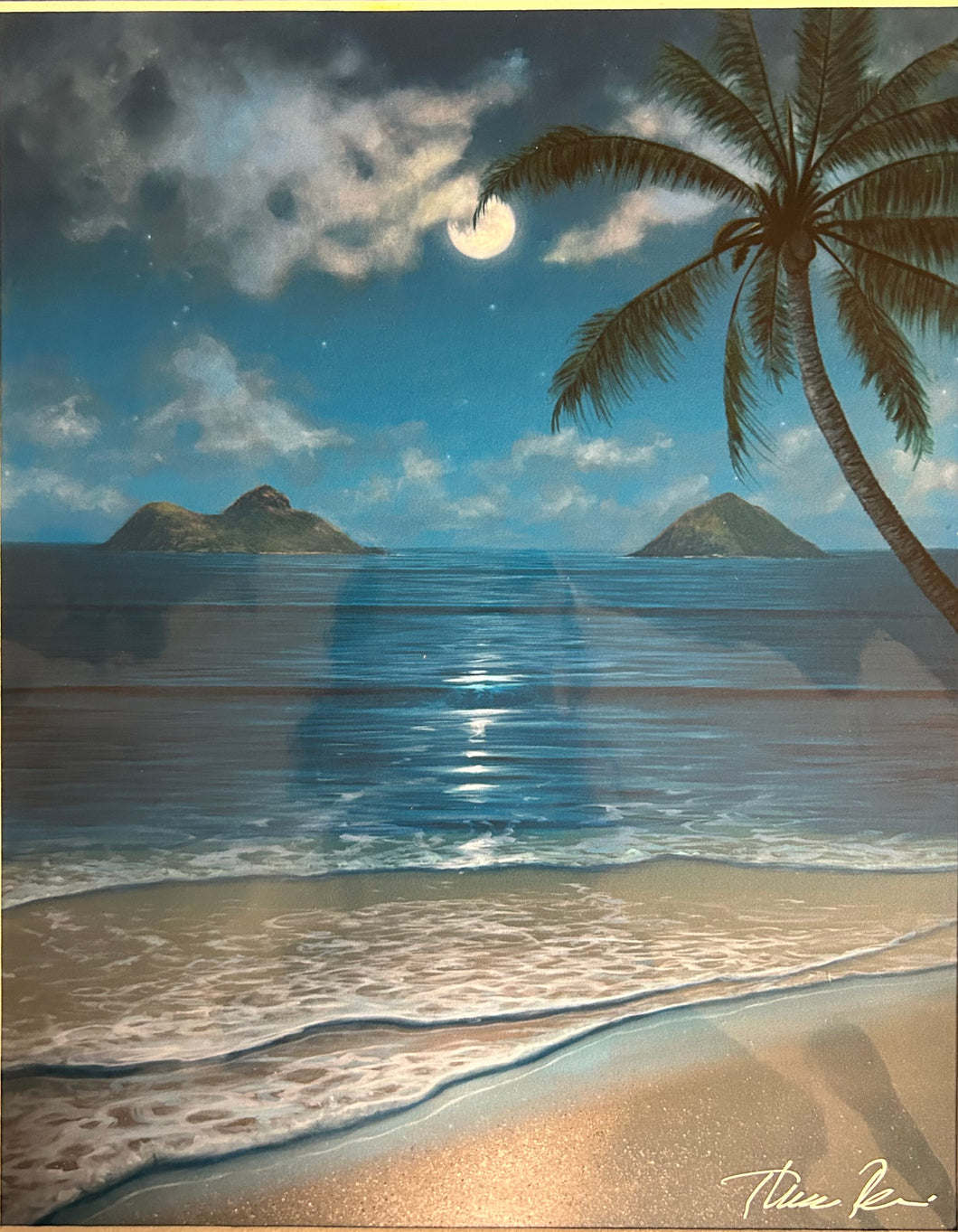 Thomas Deir - Mokulua Moonbow 11x14 Canvas