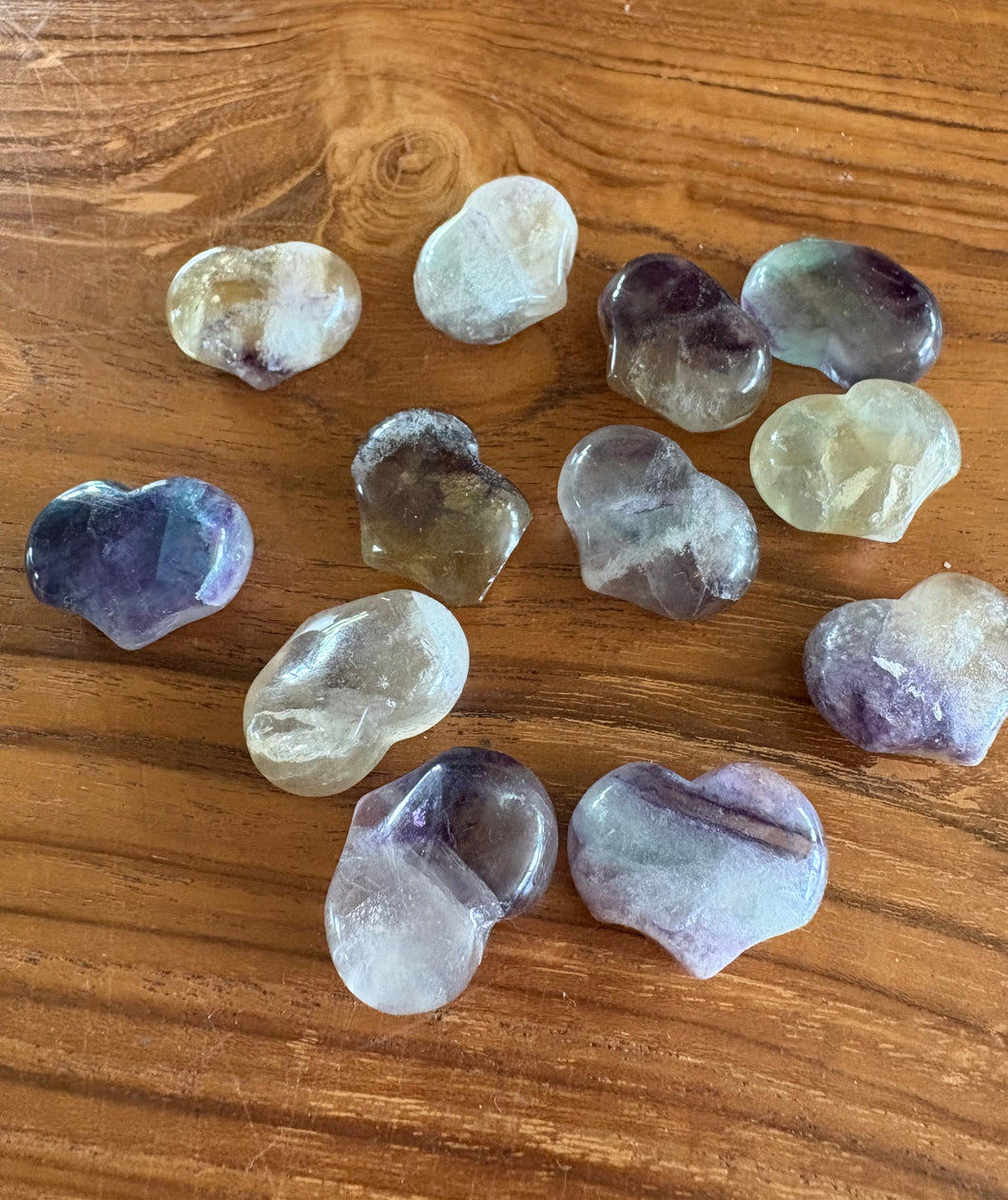 Flourite Crystal Heart