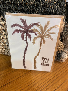 Holly's Art- "Pray For Maui" Card
