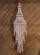 Three Tier Fringe Shell Chandelier