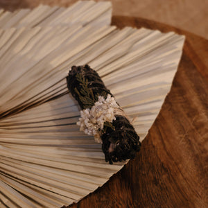 Midnight Bloom Floral White Sage Sticks