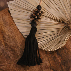 Brown Olive Shell Tassel