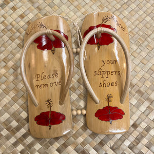 Remove Your Slipper Signs