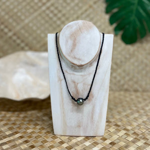 Beach Girl Jewels - Woven Single Pearl Necklace