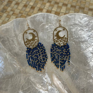 Touch of Whimsy - Blue Moon Earrings
