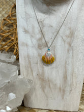 Flattery Designs- Sterling silver sunrise shell necklace