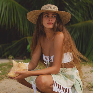 Eha Culture - Pāpale o Koke'e - Woven Sunshade Hat – Coco's Trading Post