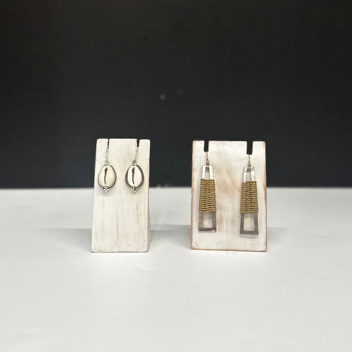 Wooden Earring Stand