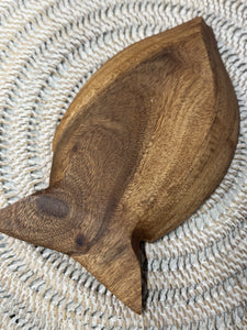 Hardwoods Fish Natural Wood Tray