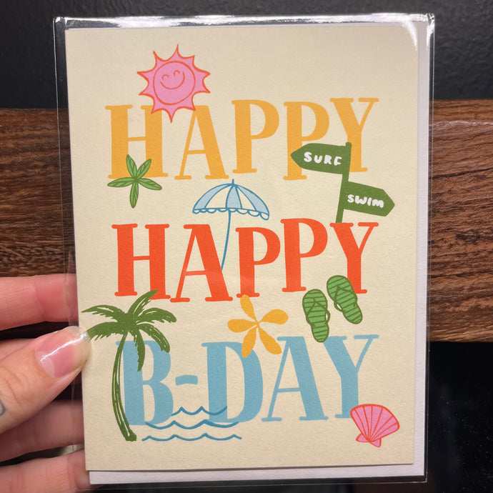 Nico Made - Happy Happy Bday Card