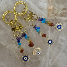 Evil Eye Crystal Keychain