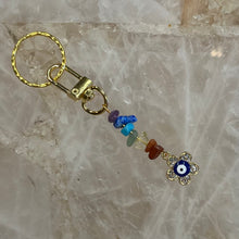 Evil Eye Crystal Keychain