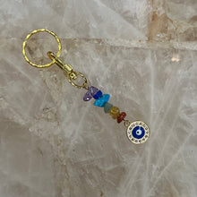 Evil Eye Crystal Keychain