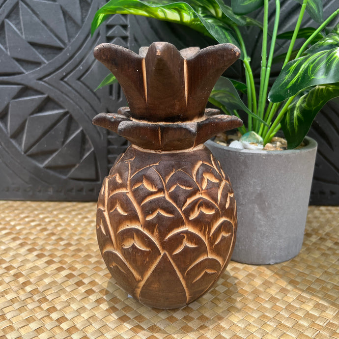 Brown Wooden Pineapple