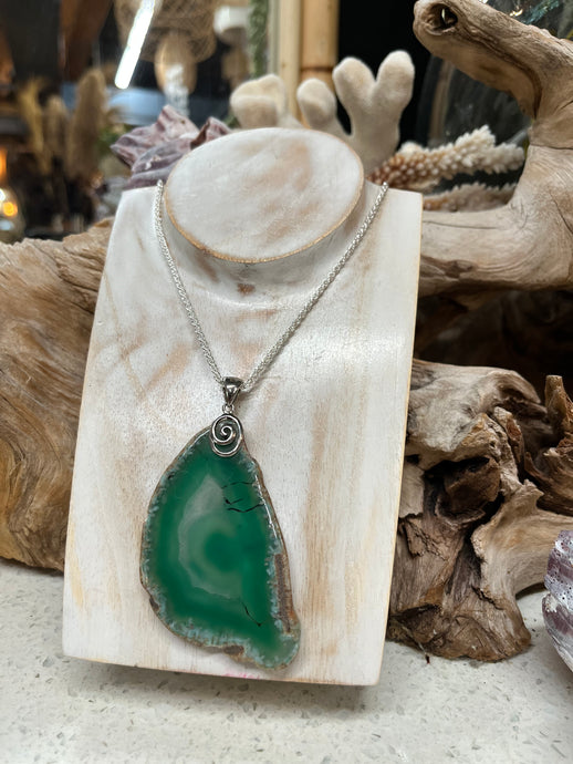 Green Agate Necklace