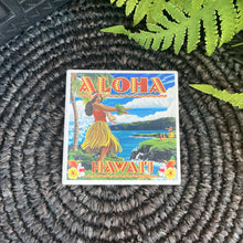 Ceramic Coaster - Aloha Hula Girl