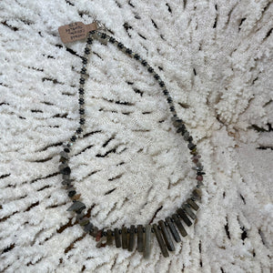 Hoʻopilimau- Labradorite Necklace