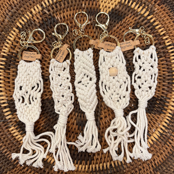 Macrame keychain assortment