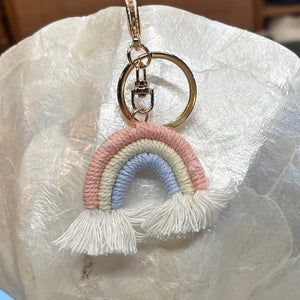 Mini Boho Rainbow Keychain