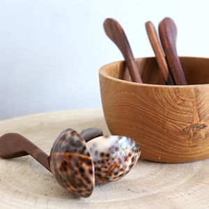 Tiger Shell & Wood Spoon