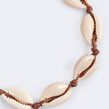 Brown String Cowrie Shell Choker