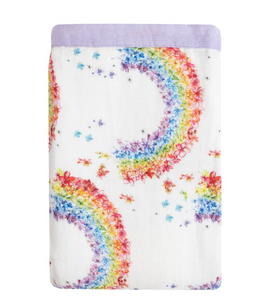 Coco Moon - Flower Shower Throw Blanket