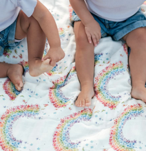 Coco Moon - Flower Shower Throw Blanket