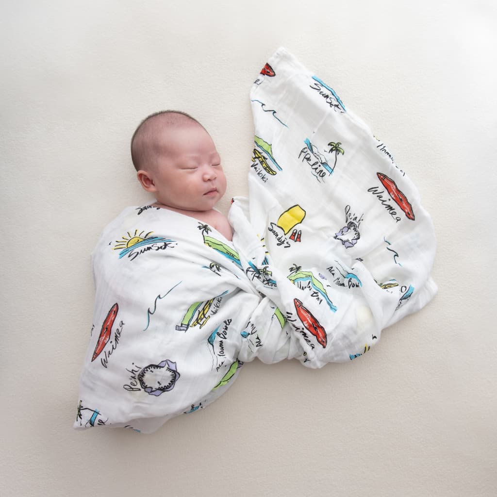 Coco Moon - Surf Report Swaddle