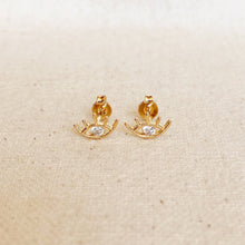 Gold Eye Stud Earring