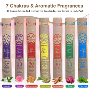 Premium 7 Chakra Incense Sticks Set