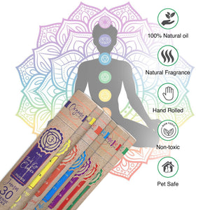 Premium 7 Chakra Incense Sticks Set