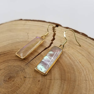 Natural Shell Geometry Earrings