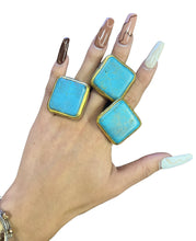 Soldered Turquoise Fashion Ring